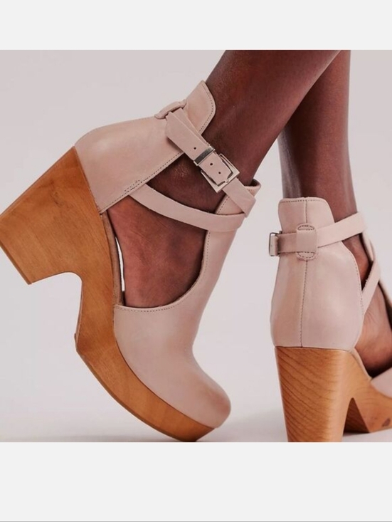 Free People Shoes - Free People Cedar Leather Clogs